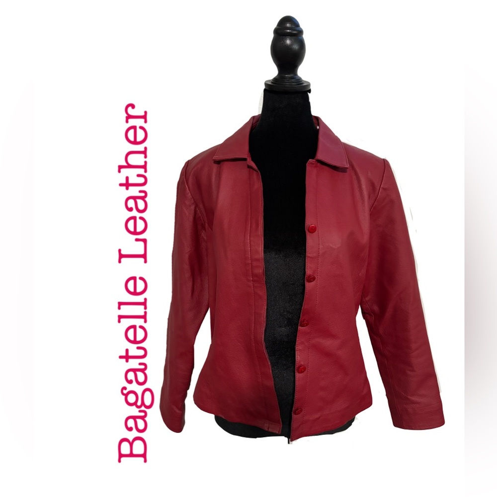 Bagatelle Red Leather Jacket